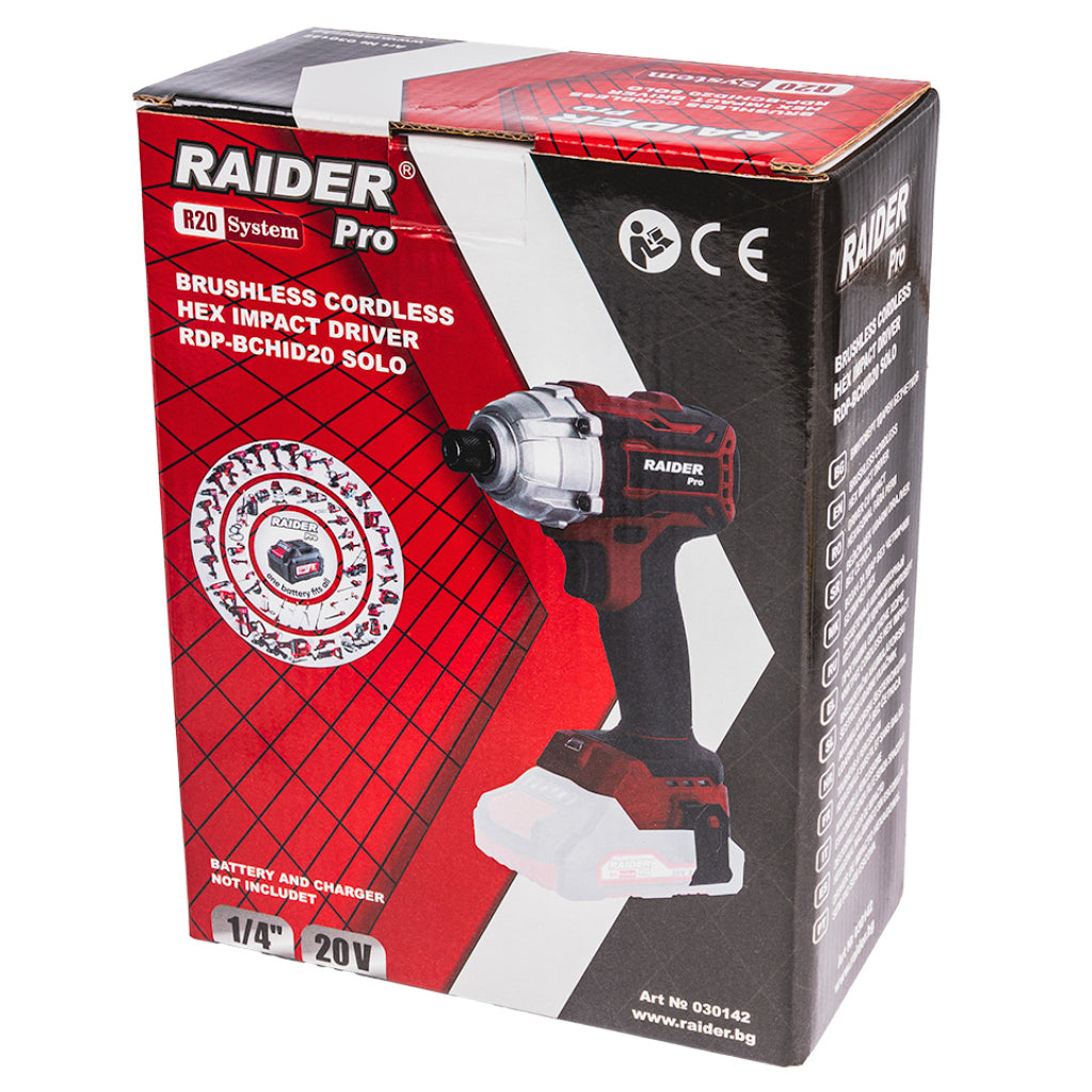 MASINA DE INSURUBAT CU IMPACT 1/4 HEX 180NM  RAIDER