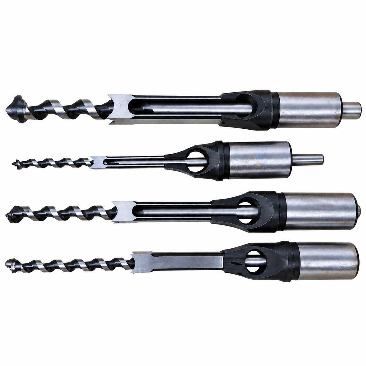 Set de 4 burghie pentru gaurit patrate in lemn GEBO TOOLS