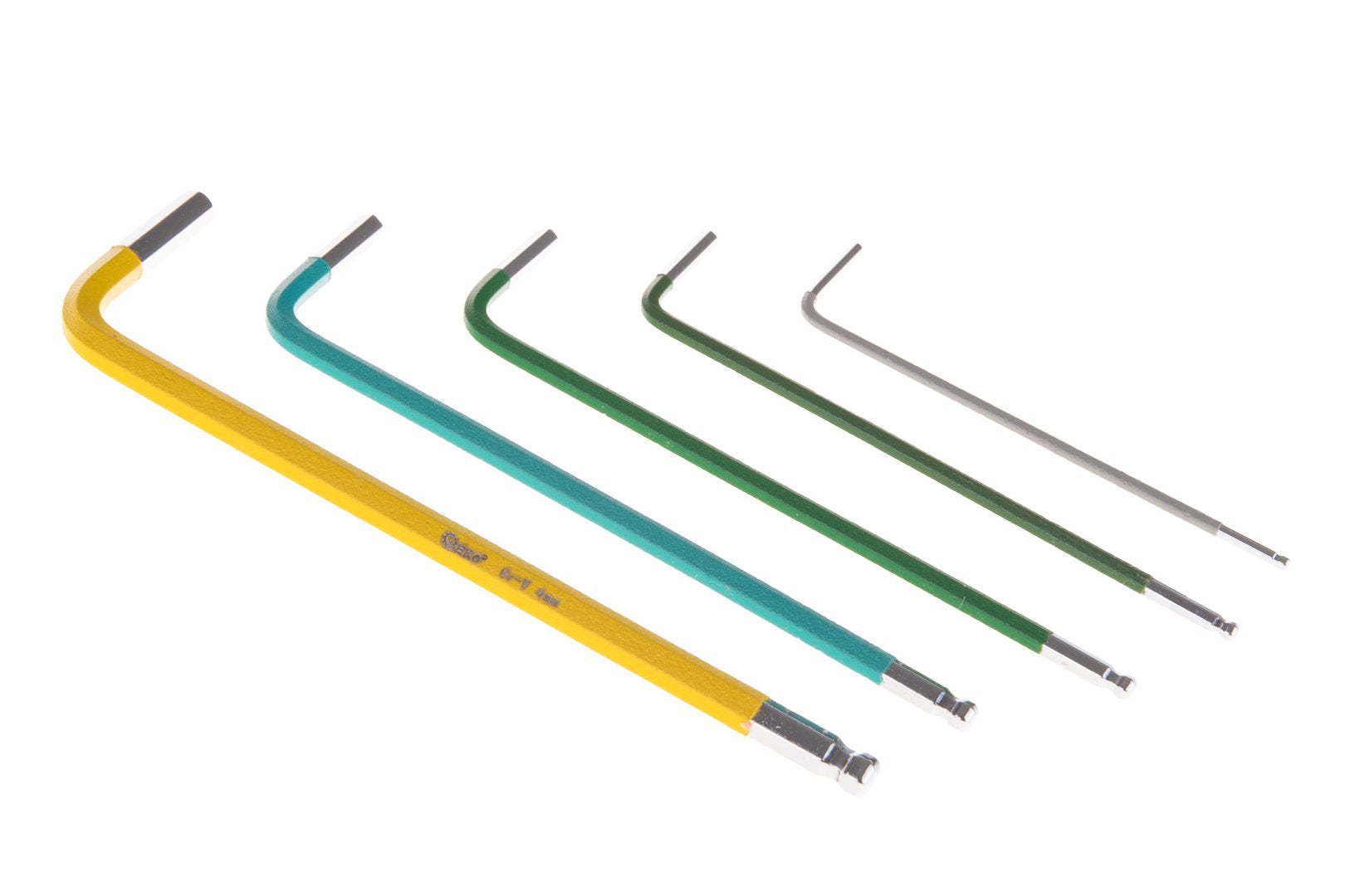 SET 9 CHEI IMBUS TIP L COLORATE CU SUPORT GEKO