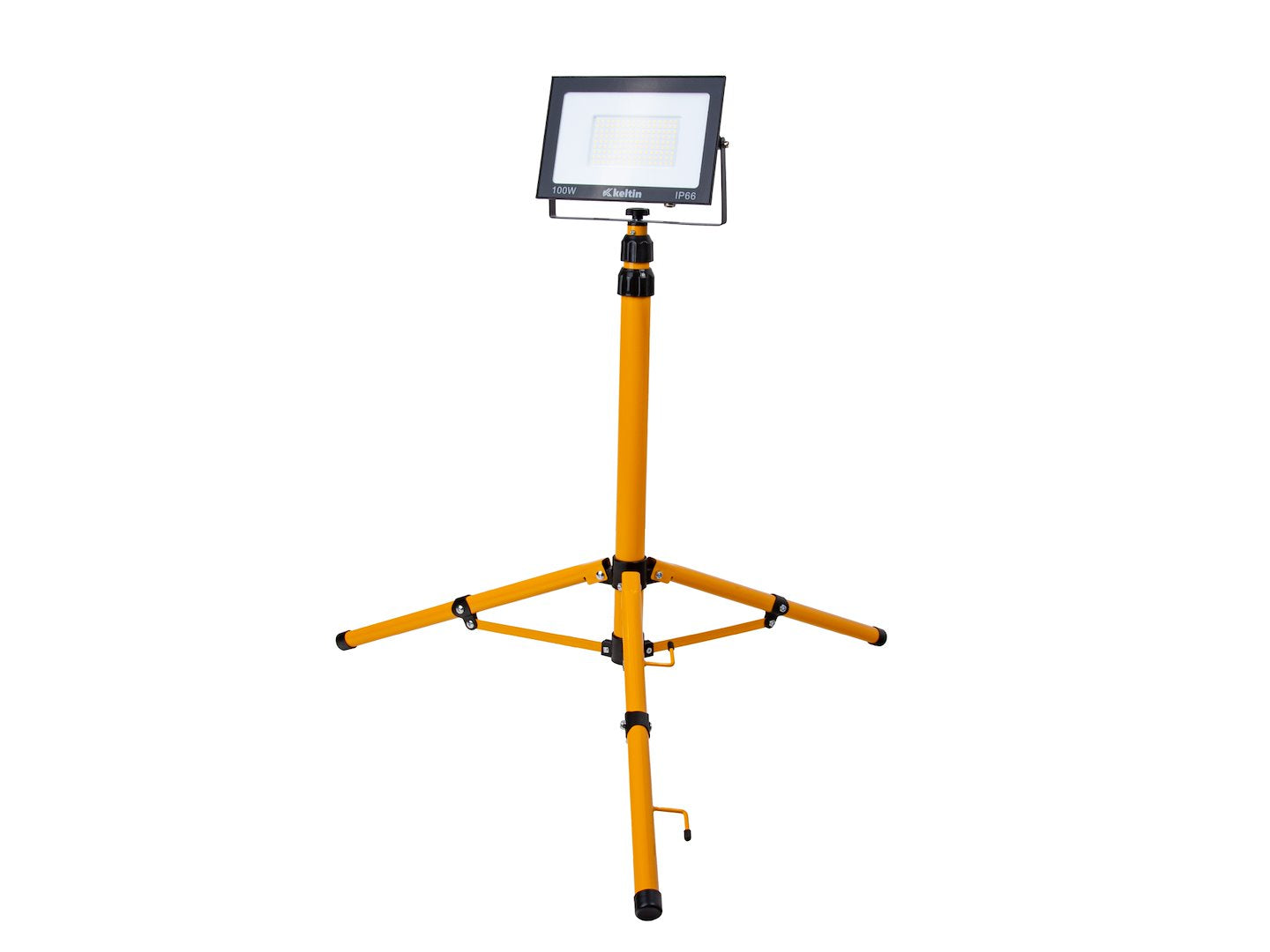 PROIECTOR, LAMPA DE LUCRU LED 100W CU STATIV REGLABIL 60-160 CM, ALB NEUTRU 4500K 10.000 lm - GEKO