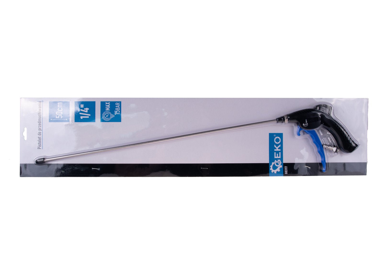 PISTOL DE AER COMPRIMAT CU DUZA DE 50CM SI CUPLA RACORD RAPID 1/4" - GEKO