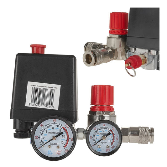 PRESOSTAT REGULATOR DE PRESIUNE UNIVERSAL COMPLET PENTRU COMPRESOR