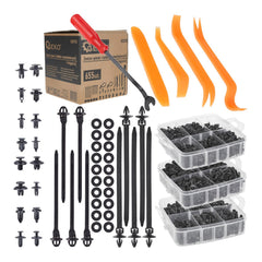 SET SCULE INDEPARTAT CLEME TAPITERII CU CLIPSURI CLEME AUTO UNIVERSALE 655 PIESE