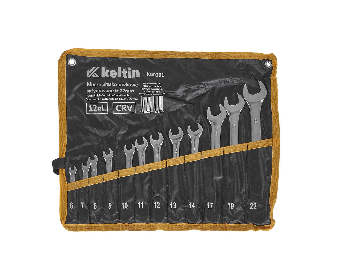 SET CHEI COMBINATE 6-22MM 12 PIESE KELTIN