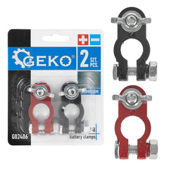 SET 2 BORNE DIN ALUMINIU PENTRU BATERIE ACUMULATOR AUTO - GEKO