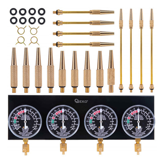 SINCRONIZATOR CARBURATOARE TESTER VID PRESIUNE 26 PIESE GEKO