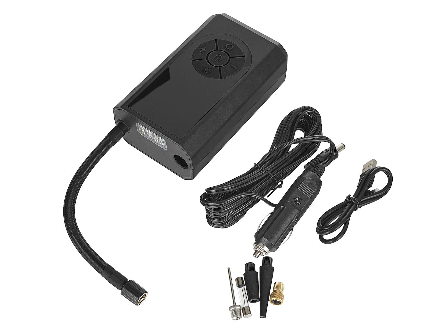 MINI COMPRESOR  PORTABIL CU ACUMULATOR 4000mAh 84W CU ACCESORII GEKO