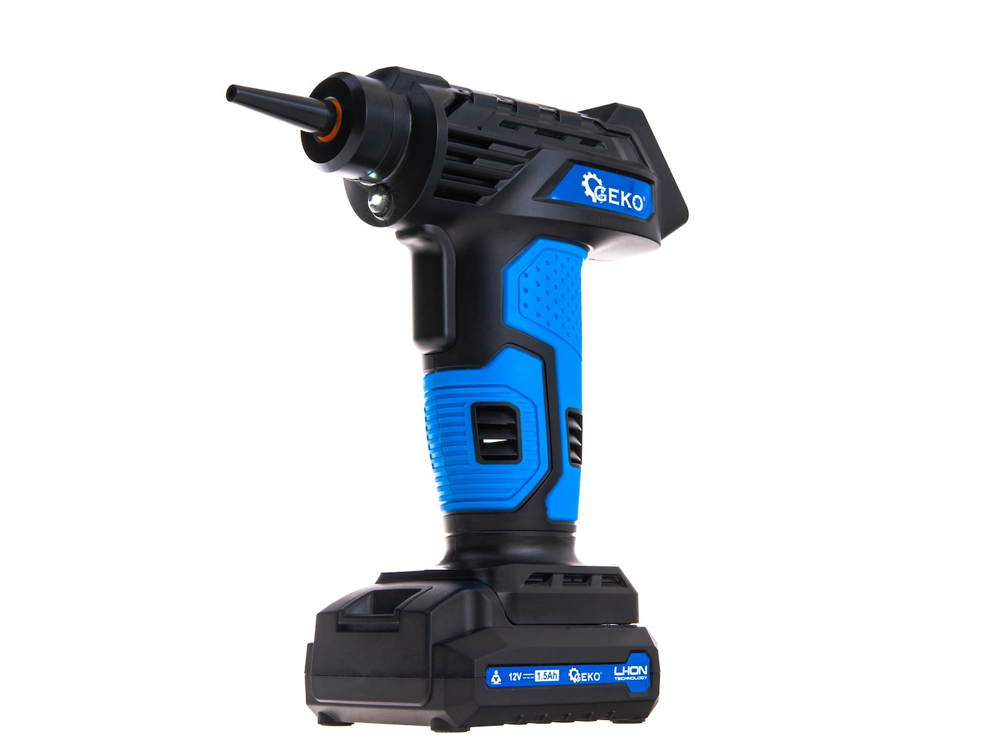 COMPRESOR AUTO PORTABIL CU ACUMULATOR 12V AFISAJ LCD GEKO