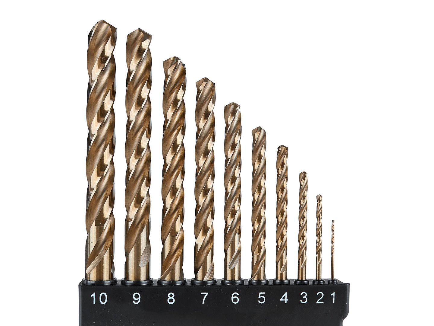 SET BURGHIE HSS COBALT PENTRU METAL 1-10MM 10 PIESE