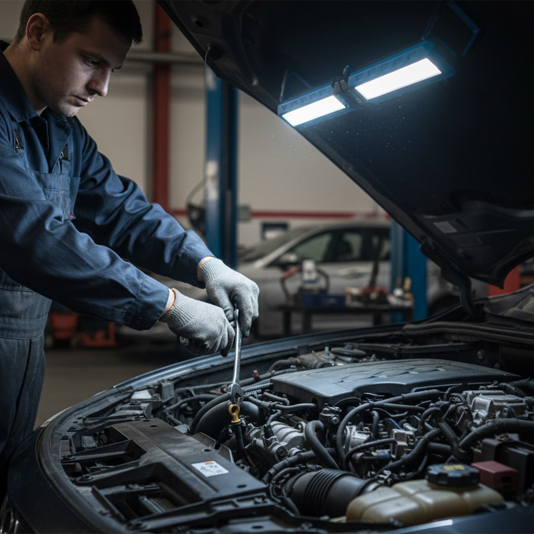 LAMPA LED PLIABILA 10W 1000 LUMENI CU ACUMULATOR GEKO