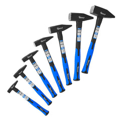 SET CIOCANE CU MANER DIN FIBRA DE STICLA 100G - 2000G 7 PIESE GEKO