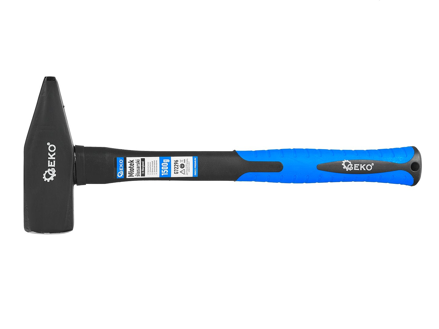 SET CIOCANE CU MANER DIN FIBRA DE STICLA 100G - 2000G 7 PIESE GEKO