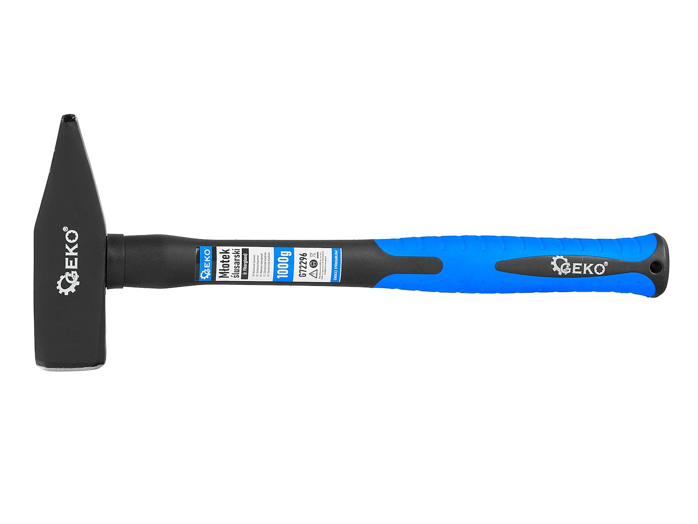 SET CIOCANE CU MANER DIN FIBRA DE STICLA 100G - 2000G 7 PIESE GEKO