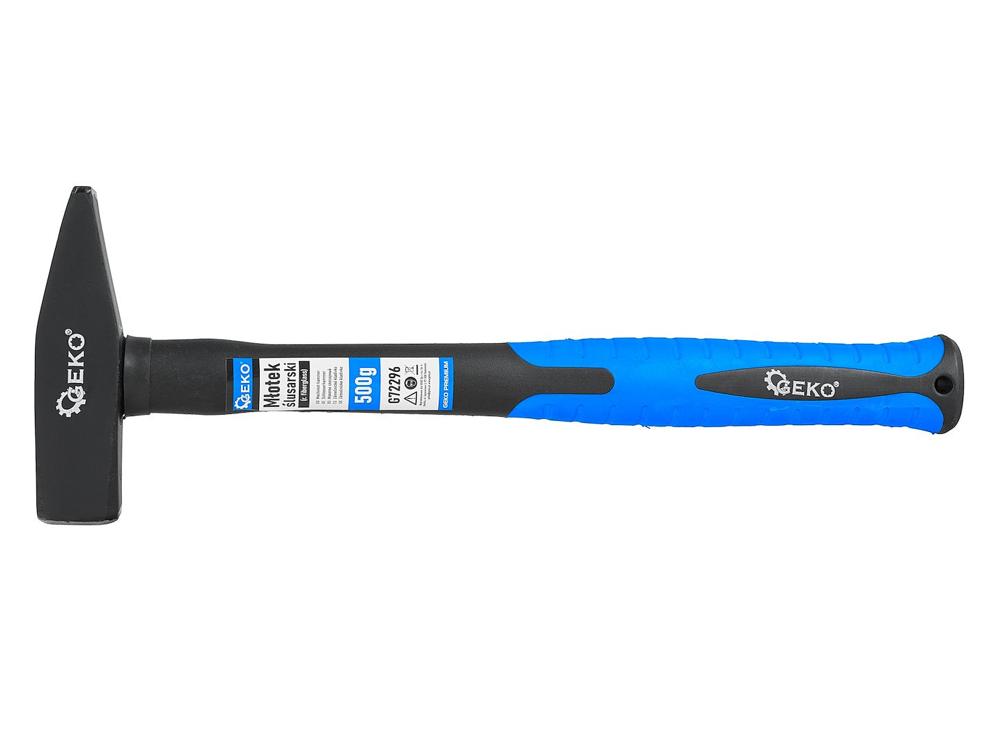 SET CIOCANE CU MANER DIN FIBRA DE STICLA 100G - 2000G 7 PIESE GEKO