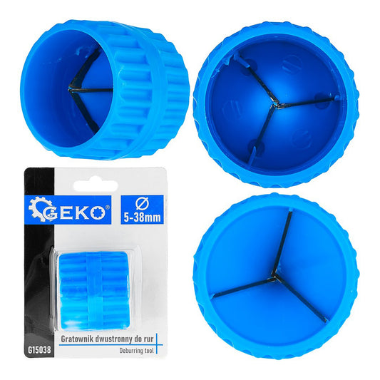 DEBAVURATOR PENTRU TEVI CU CAPAT DUBLU 5-38MM GEKO