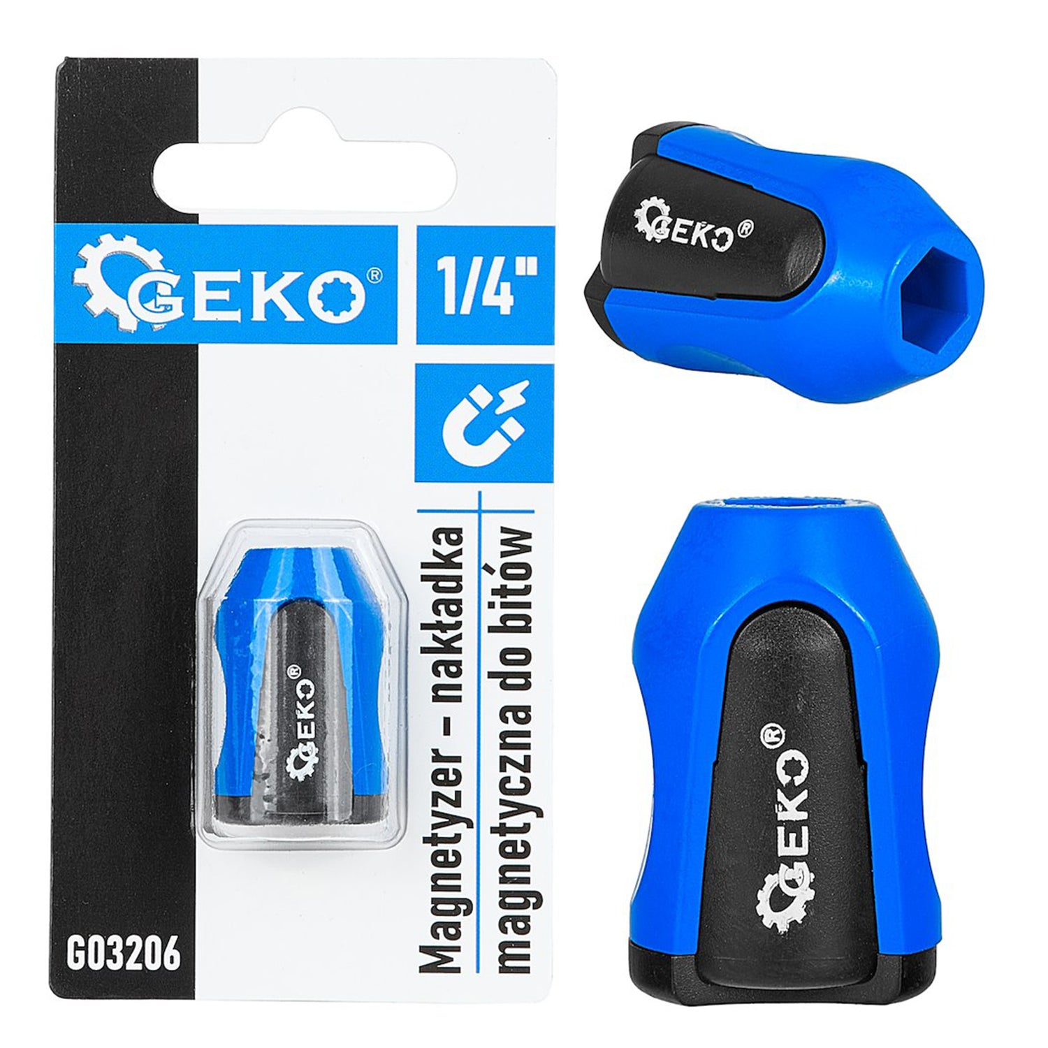 ADAPTOR MAGNETIC PENTRU BITI 1/4'' GEKO