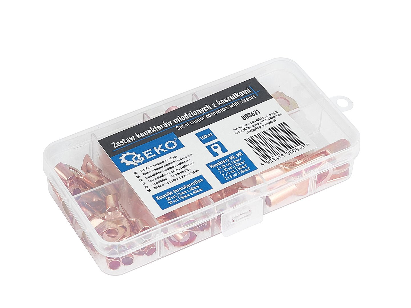 SET PAPUCI CONECTORI ELECTRICI DIN CUPRU 140 BUC