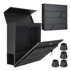 CUTIE POSTALA 36.7X37X10 CM ANTRACIT