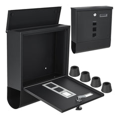 CUTIE POSTALA 34X30.7X10 CM NEGRU