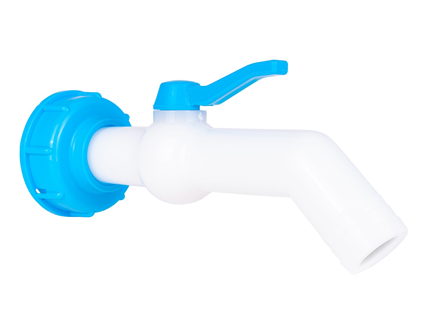 ROBINET CU FURTUN 32 MM LA 45° PENTRU REZERVOARE MAUSER