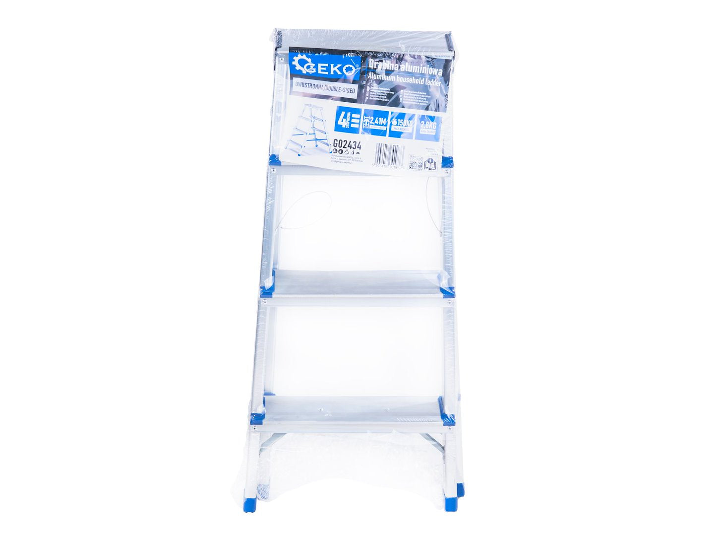 SCARA DUBLA ALUMINIU 4 TREPTE 150KG GEKO