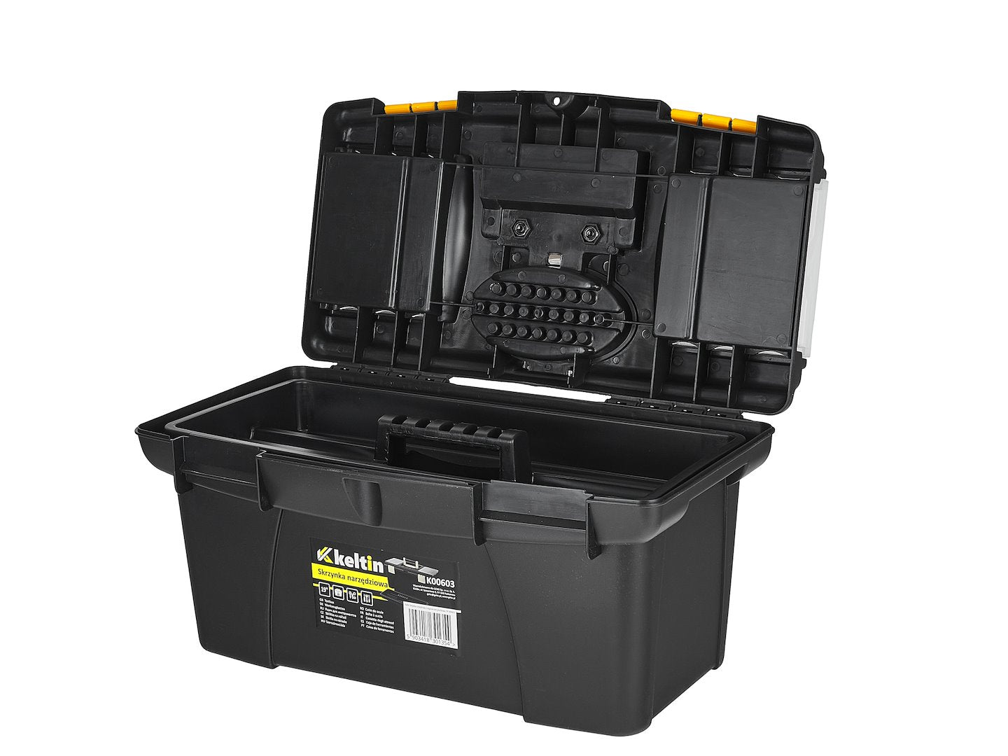 CUTIE PLASTIC PENTRU DEPOZITARE SCULE CU ORGANIZATOR 49X27.5X24 CM KELTIN