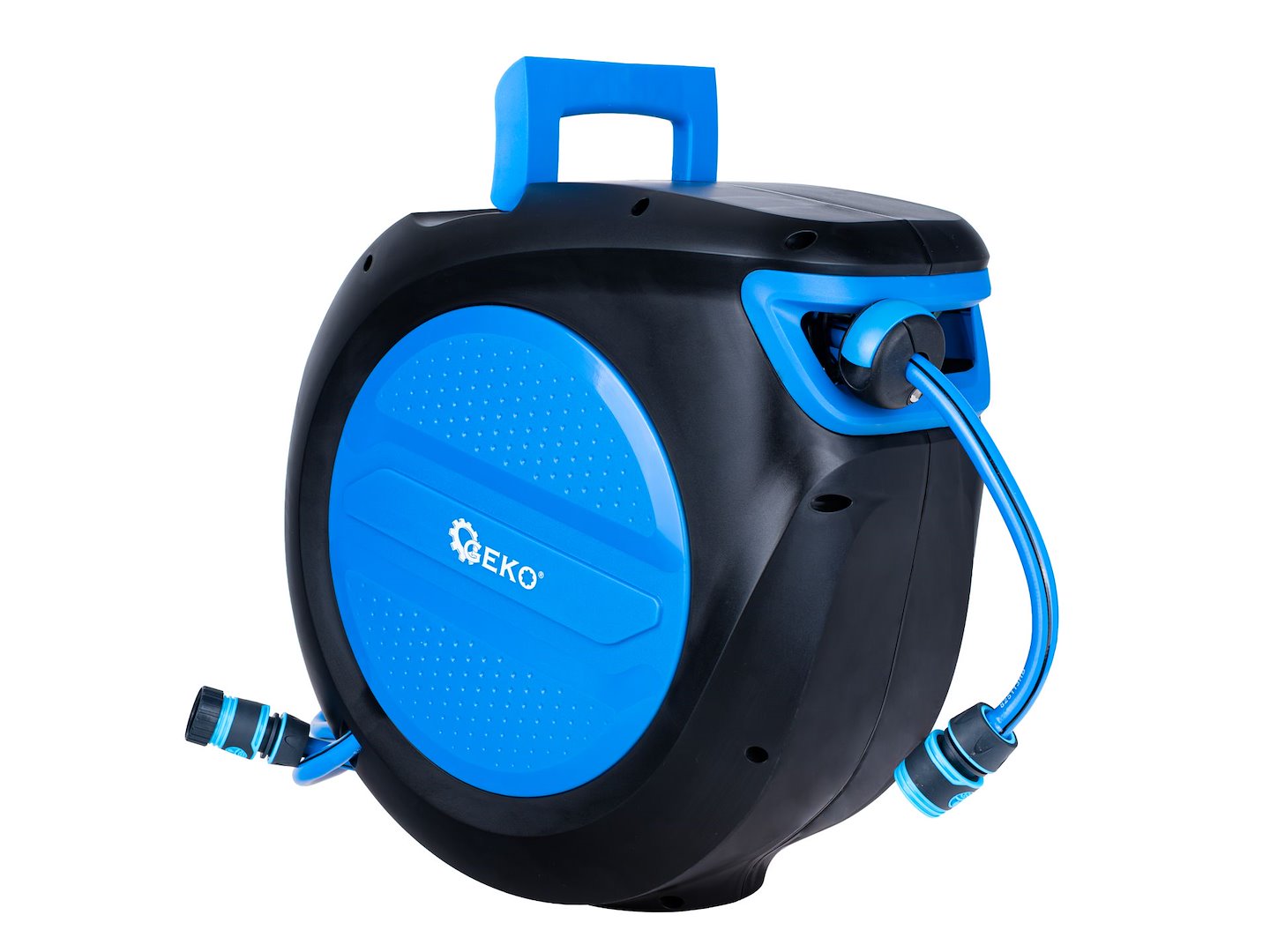 TAMBUR AUTOMAT SKY-LINE CU FURTUN DE GRADINA 30M 1/2", PERETE, CU PISTOL 7 FUNCTII - GEKO