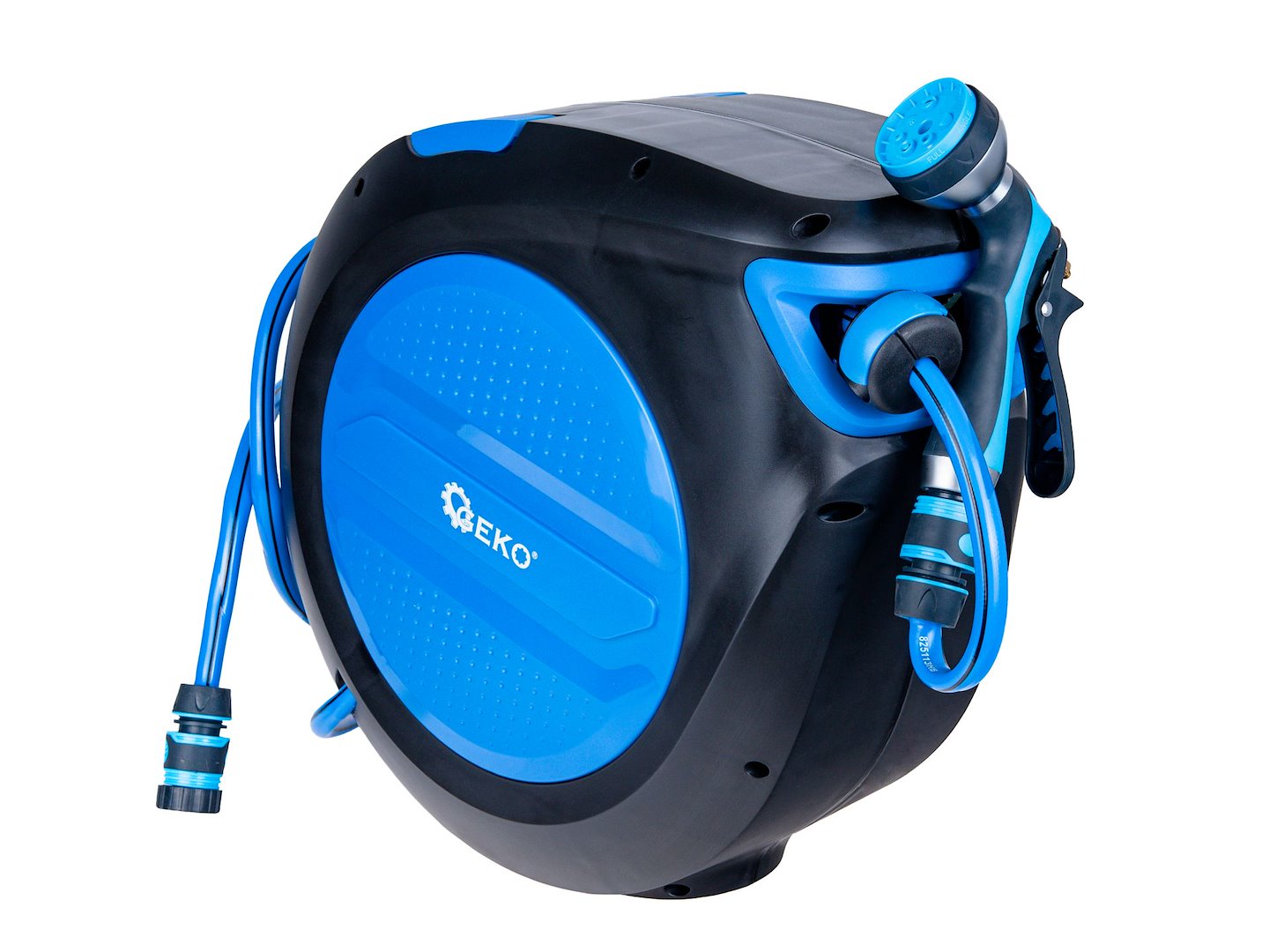 TAMBUR AUTOMAT SKY-LINE CU FURTUN DE GRADINA 30M 1/2", PERETE, CU PISTOL 7 FUNCTII - GEKO