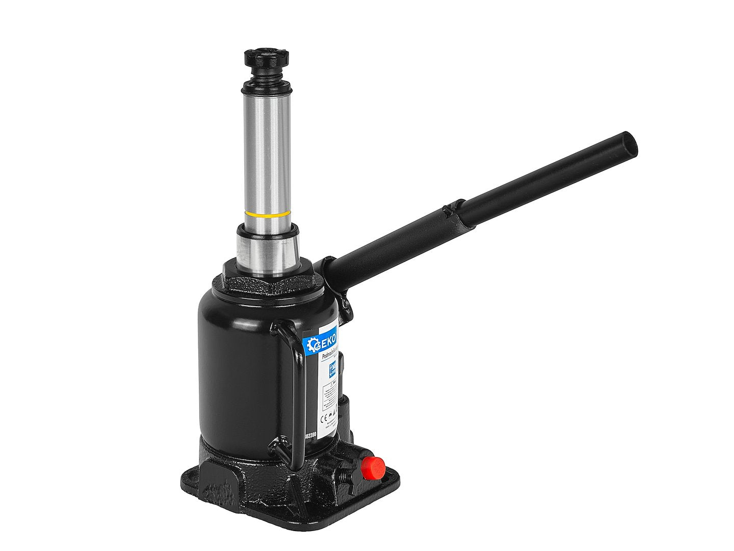CRIC HIDRAULIC TIP BUTELIE 4T CU PISTON DUBLU, TALIE JOASA - GEKO