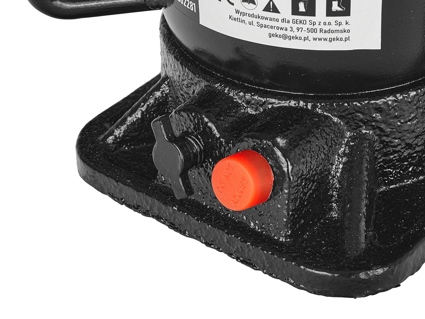 CRIC HIDRAULIC TIP BUTELIE 6T CU PISTON DUBLU, TALIE JOASA - GEKO