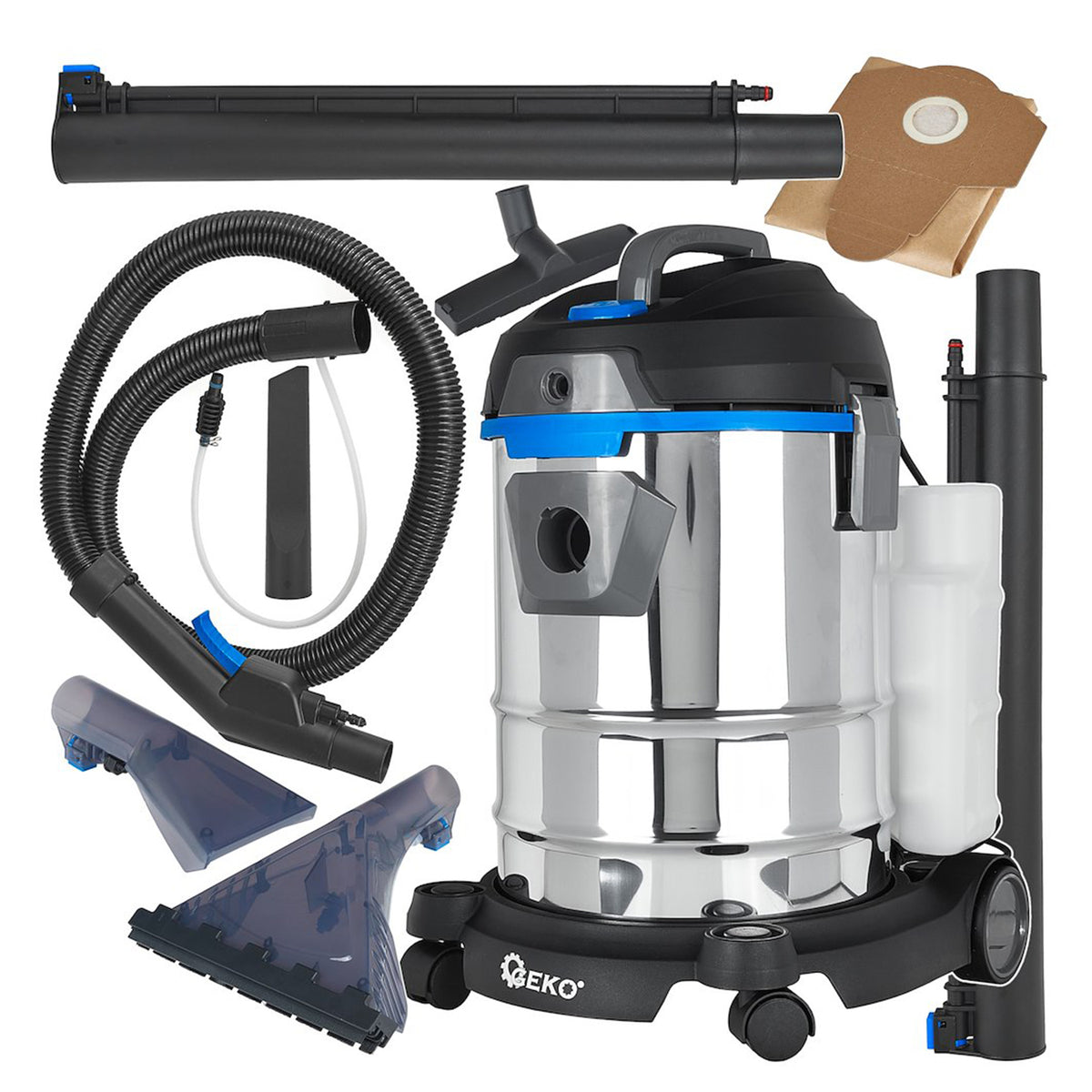 Aspirator cu functie de spalare 1400w 20l Geko