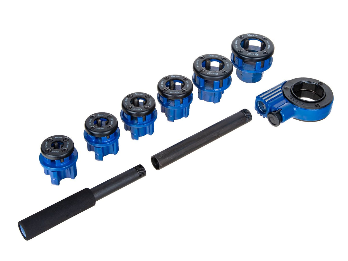Trusa filiera pentru tevi 1/4''- 5/4'' Geko