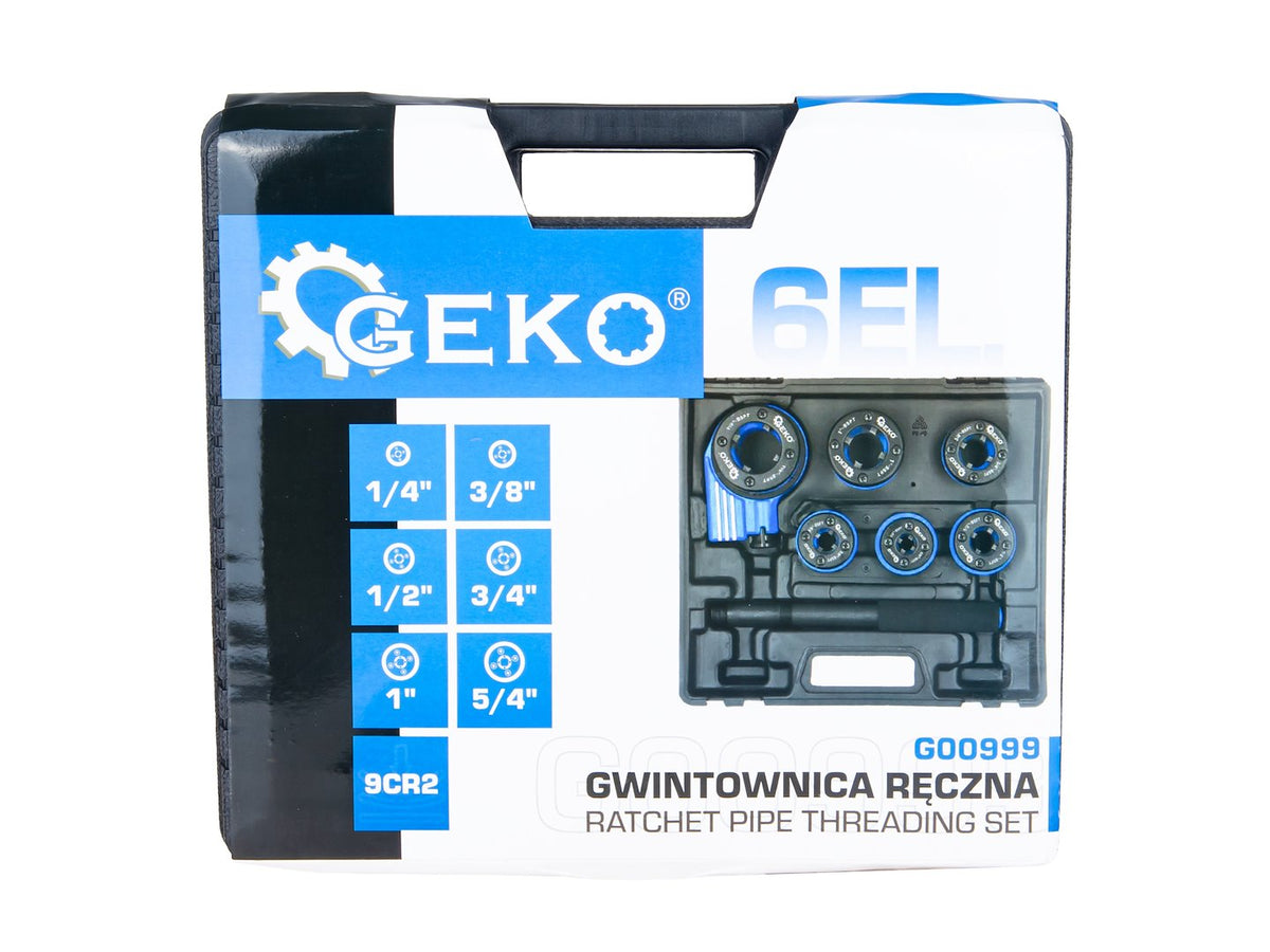 Trusa filiera pentru tevi 1/4''- 5/4'' Geko