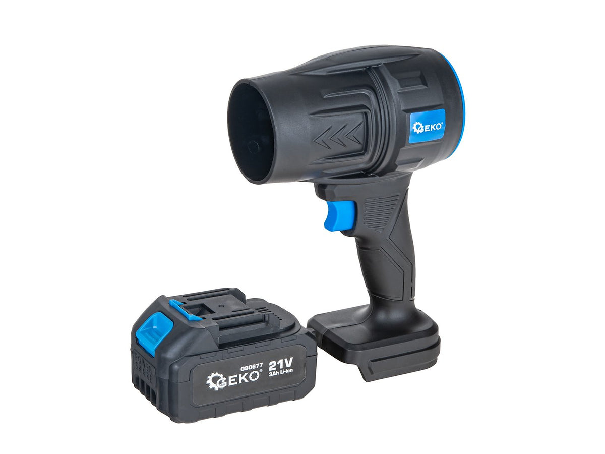 Suflanta de aer portabil cu 2 acumulatori 2x4.0ah 21V Geko