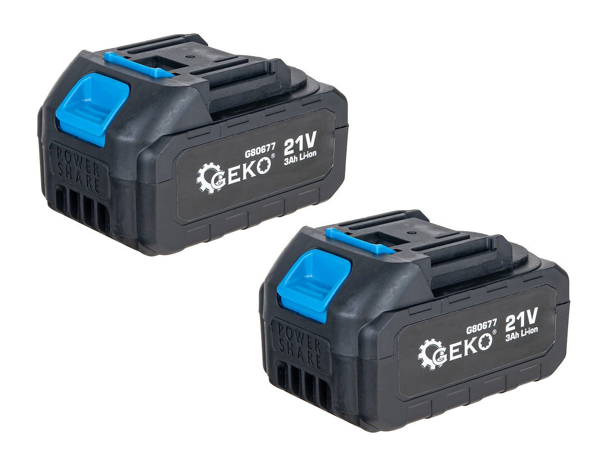 Suflanta de aer portabil cu 2 acumulatori 2x4.0ah 21V Geko