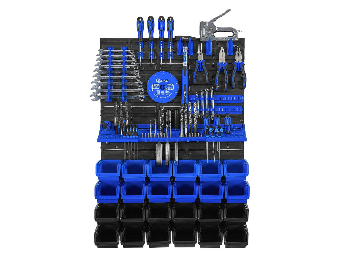 Panou suport organizator de scule cu cutii depozitare 576x780mm Geko