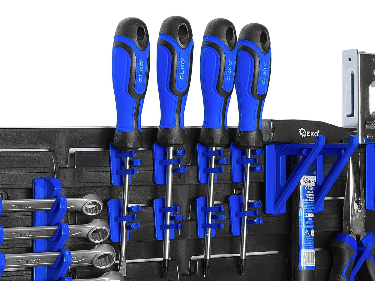 Panou suport organizator de scule cu cutii depozitare 576x780mm Geko