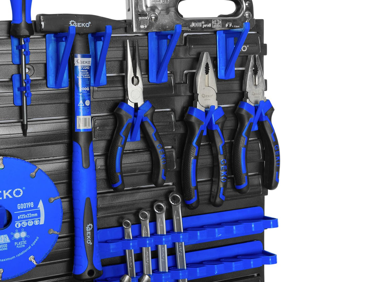 Panou suport organizator de scule cu cutii depozitare 576x780mm Geko