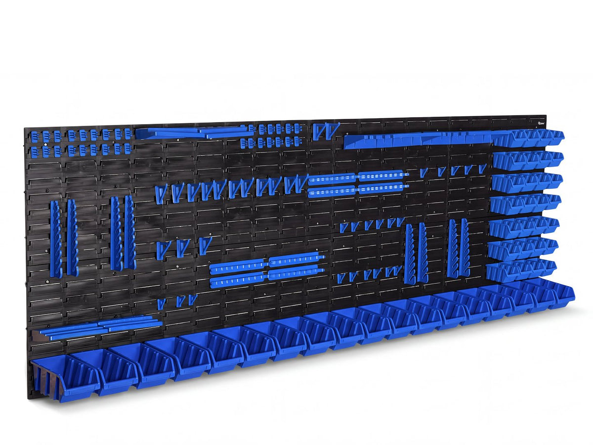 Panou suport organizator de scule cu cutii depozitare 140 piese 2304x780mm Geko
