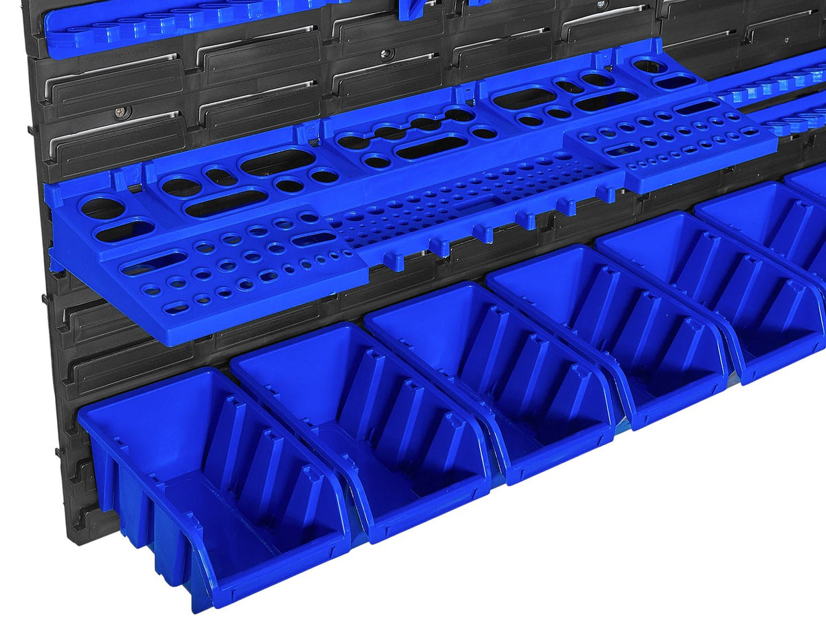 Panou suport organizator de scule cu cutii depozitare 69 piese 1152x780mm Geko