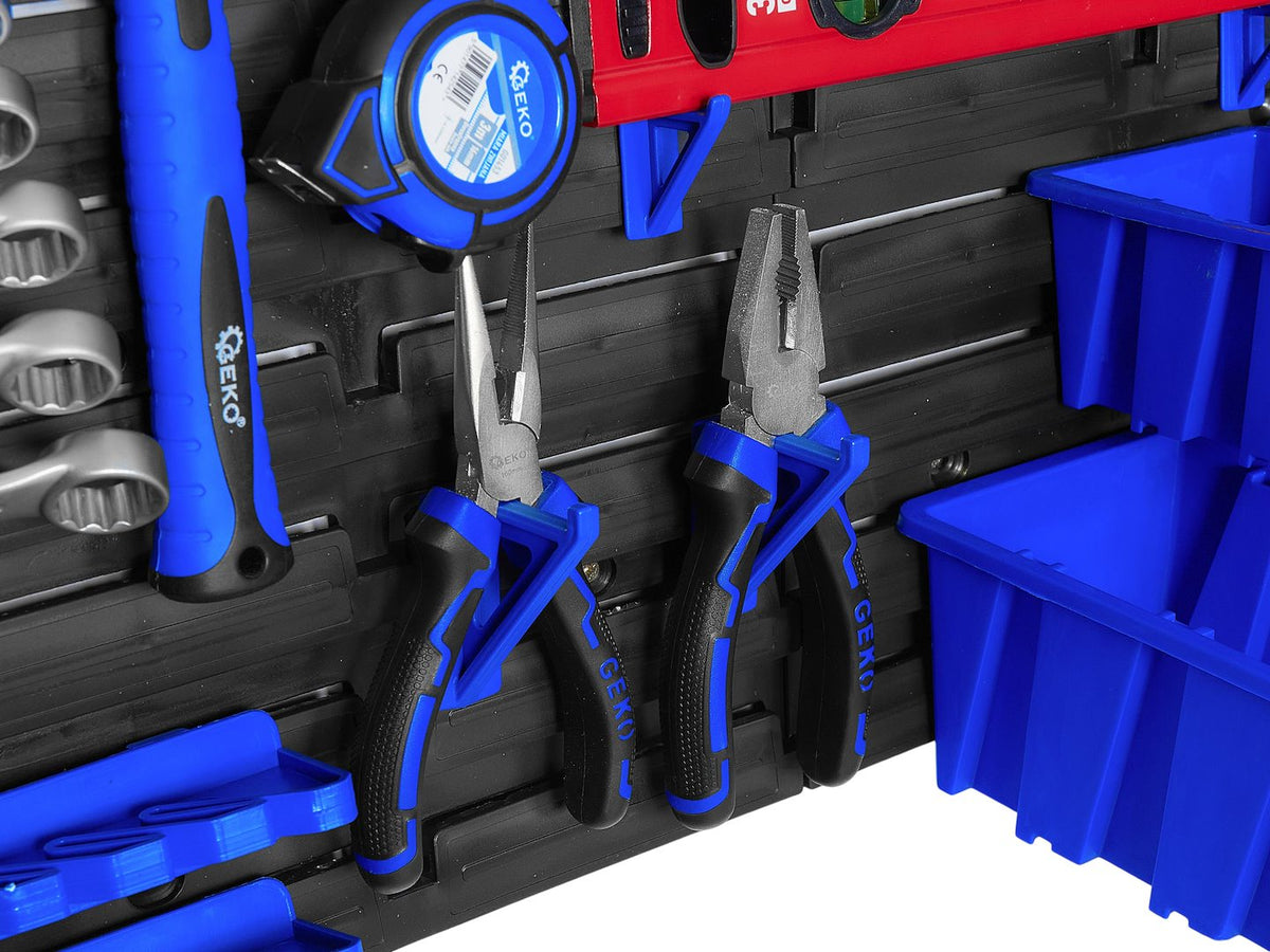 Panou suport organizator de scule cu cutii depozitare 390x780mm Geko