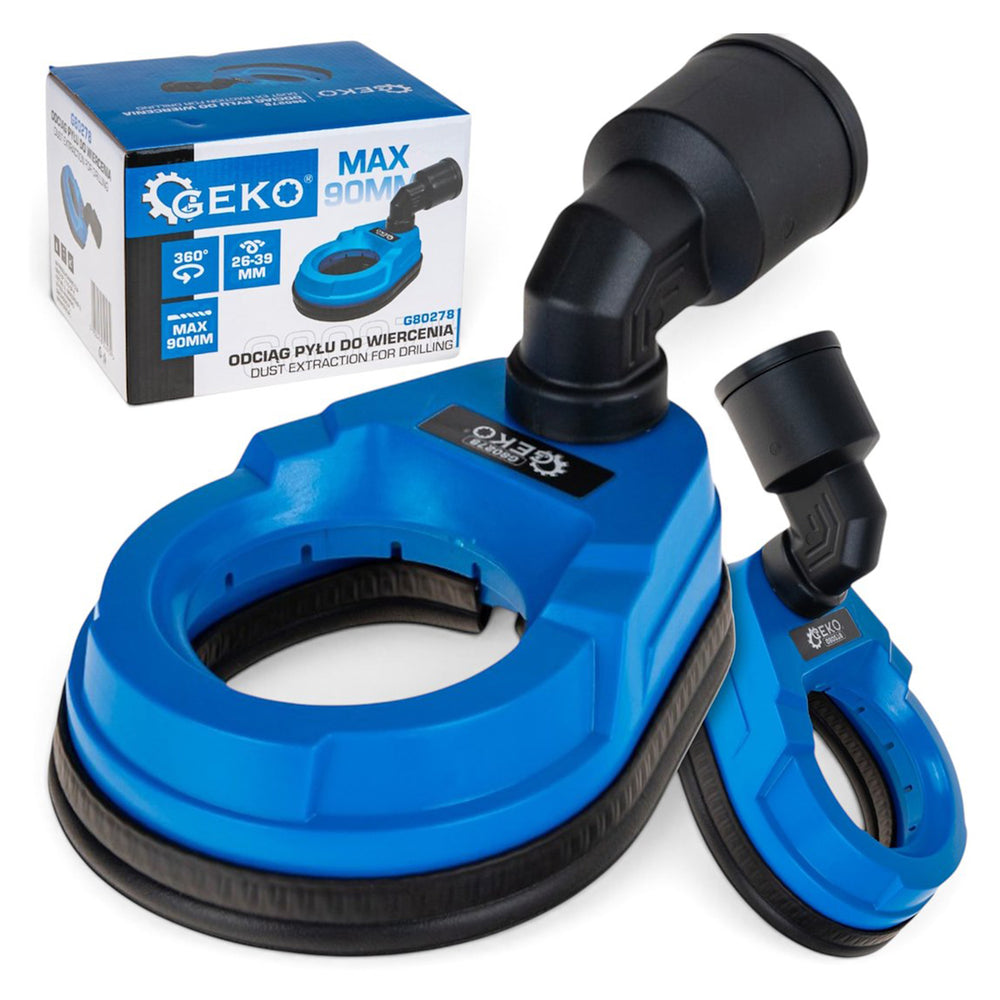 Colector de praf pentru masina de gaurit 90mm Geko