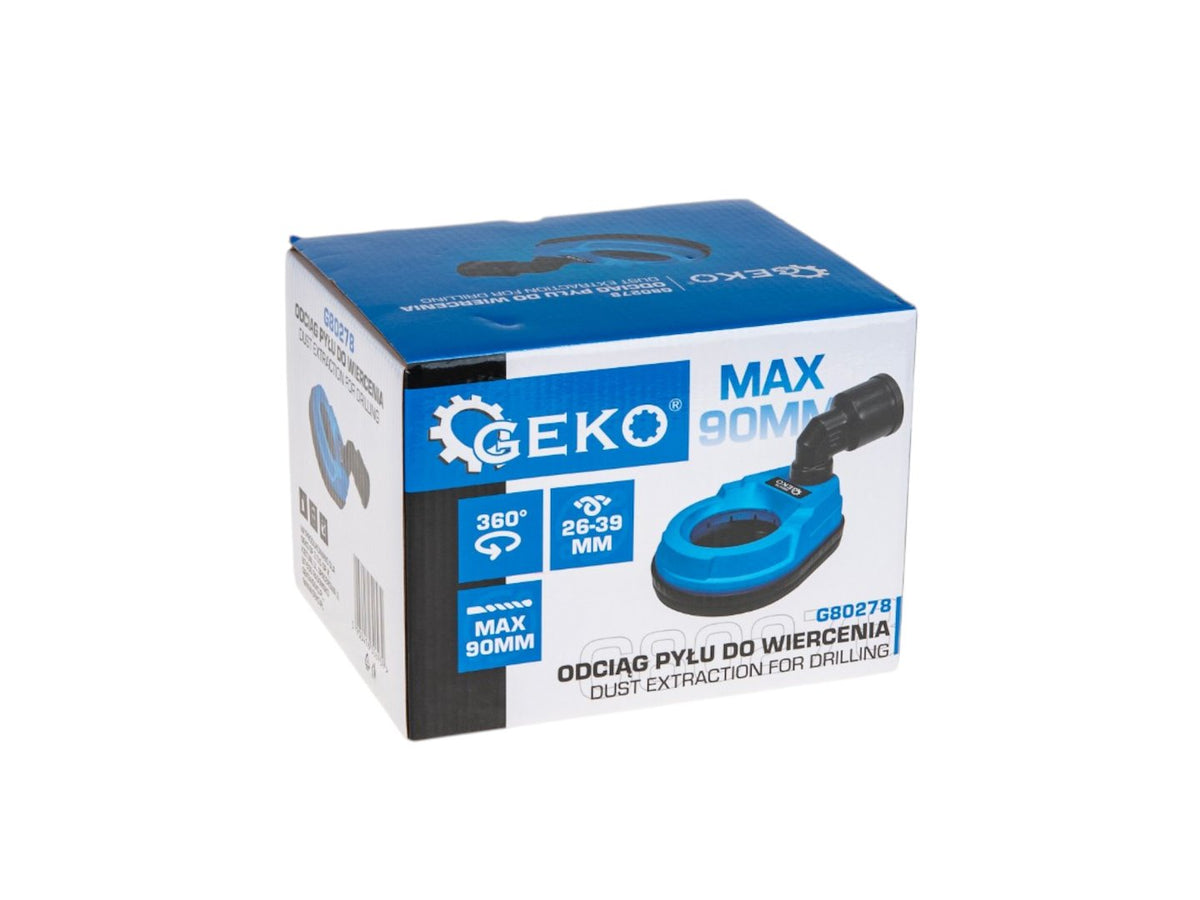 Colector de praf pentru masina de gaurit 90mm Geko