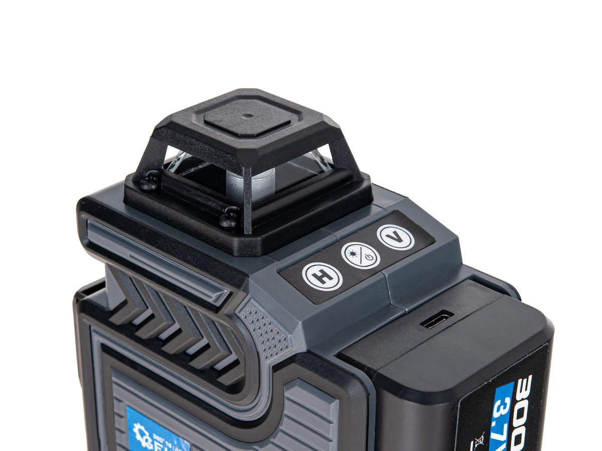 Nivela cu laser 360 grade 4d cu 2 acumulatori si trepied