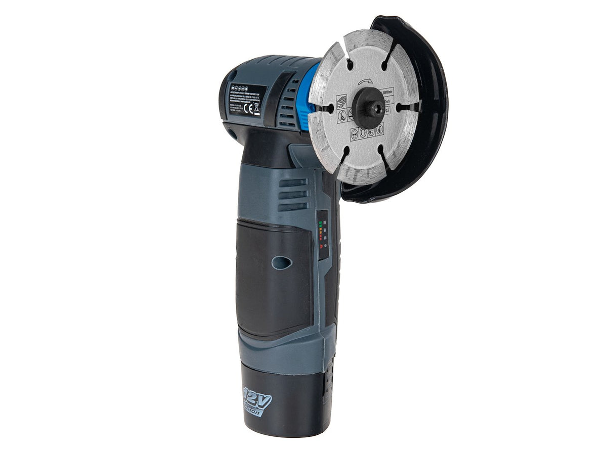 Mini polizor unghiular 76mm 12v cu 2 acumulatori Geko