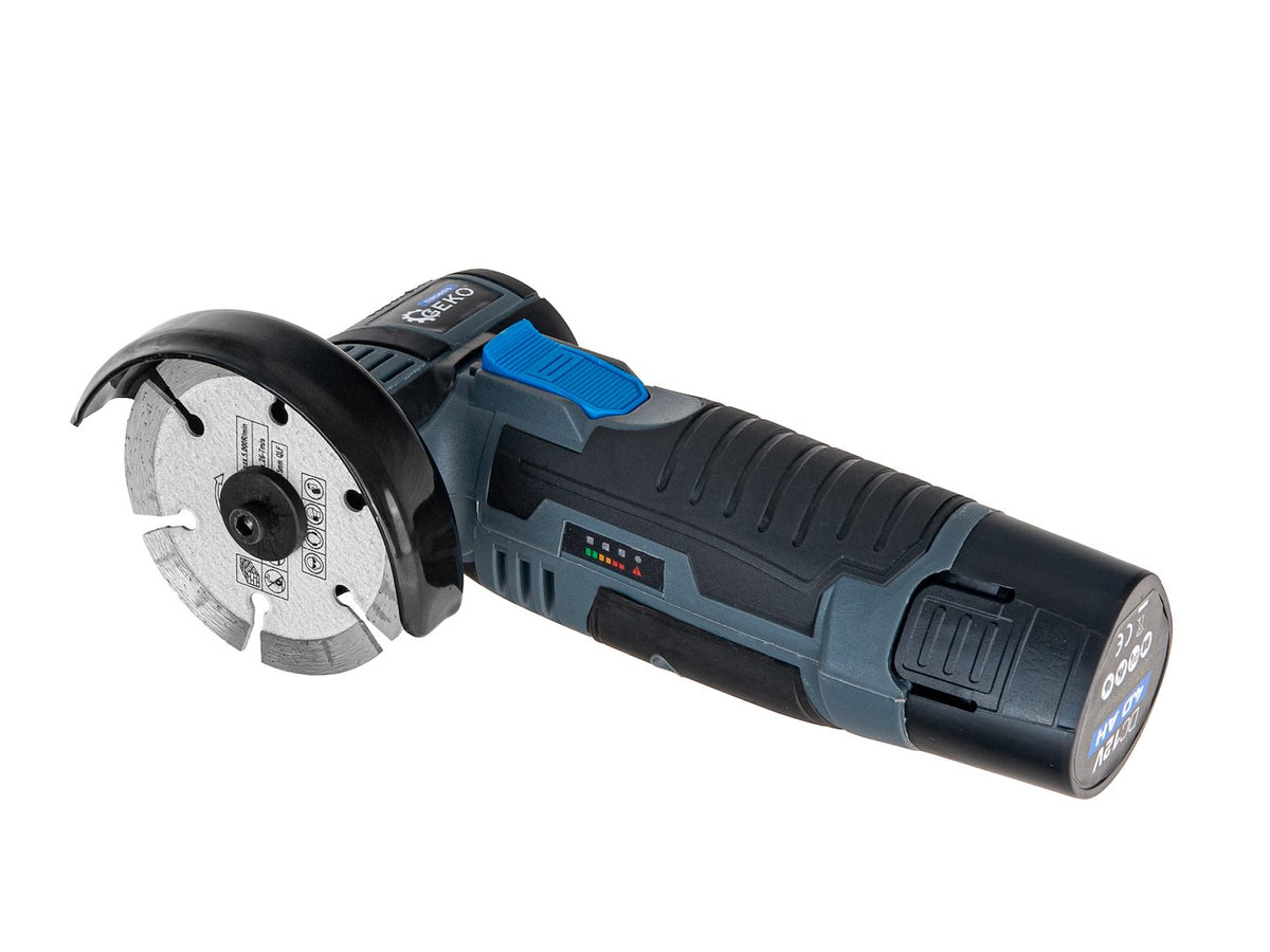 Mini polizor unghiular 76mm 12v cu 2 acumulatori Geko