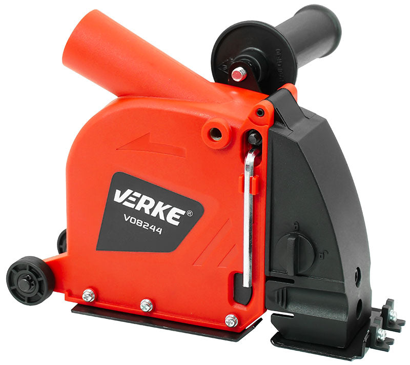 PROTECTIE DE PRAF CU RACORD DE ASPIRARE PENTRU POLIZOARE UNGHIULARE DE 115MM SI 125MM - VERKE