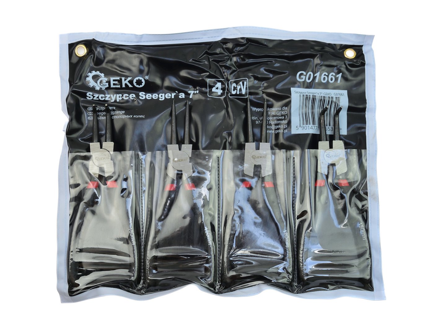 SET CLESTI SIGURANTE SEEGER 7" 4 PIESE, GEKO
