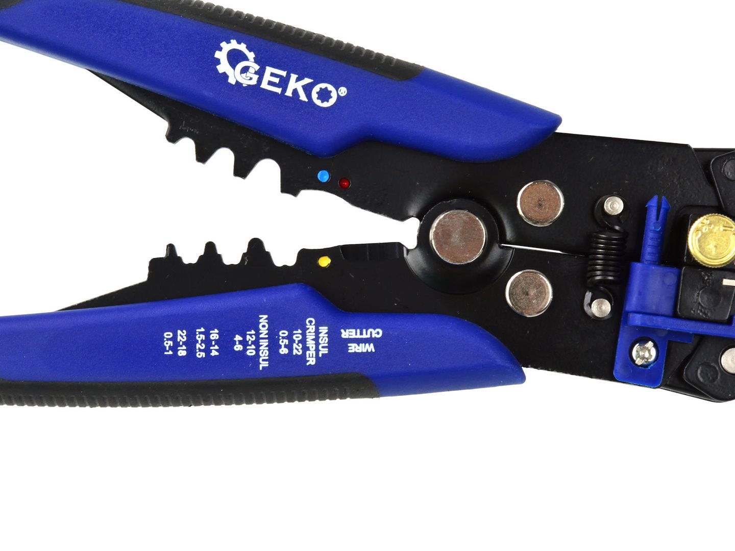 CLESTE MULTIFUNCTIONAL DECABLATOR SI SERTIZAT CABLURI AUTOMAT 0.2-6MM² GEKO