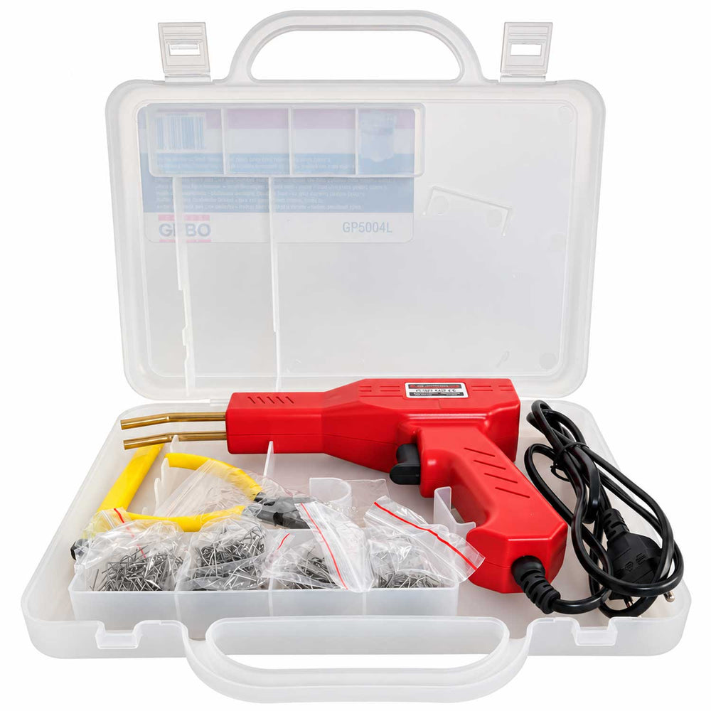 Pistol de lipit si reparat plastic 50w cu 200 capse Gebo Tools